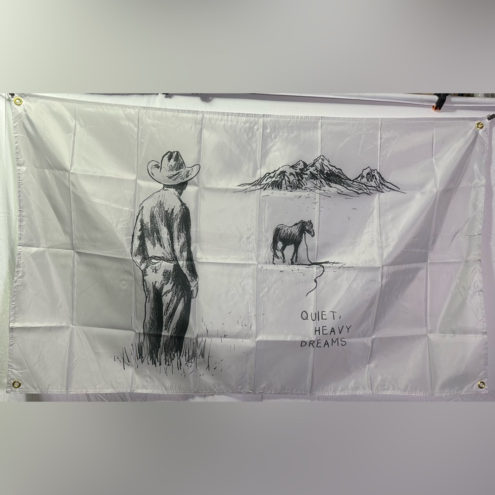 Country Singer Banner Tapestry (polyester) 5x3Ft. With 4 Grommets